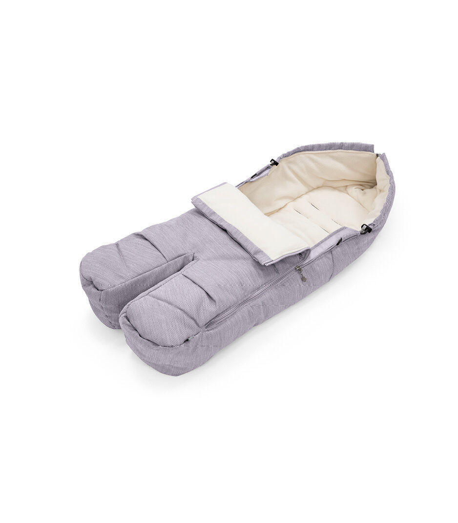 stokke footmuff beige melange