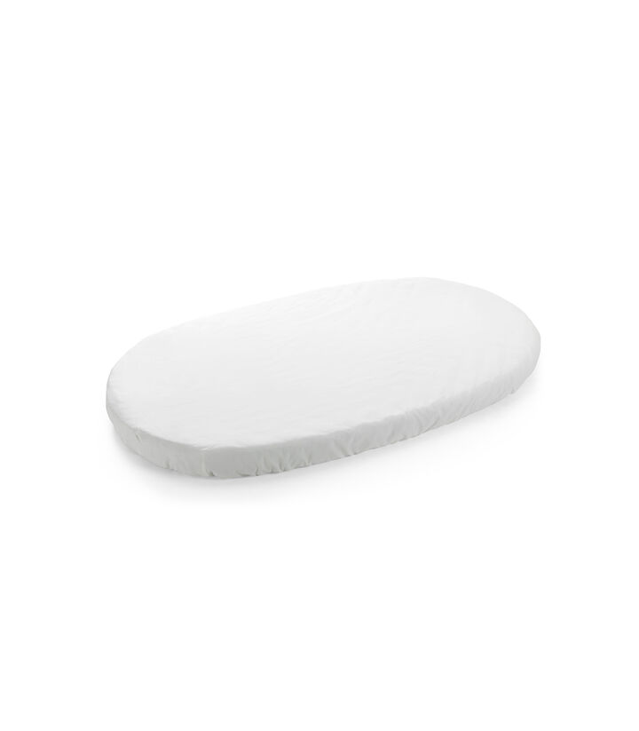 Stokke® Sleepi™ Fitted Sheet, Blanc, mainview view 1