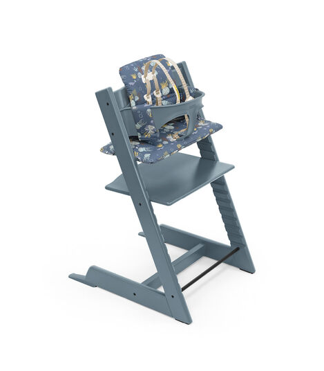Tripp Trapp® Bundle High Chair Fjord Blue, Fjord Blue, mainview view 3