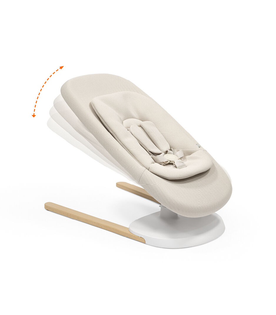 Stokke® Yoga™ Baby Bouncer & Swing, Light Sand, mainview galery image 7