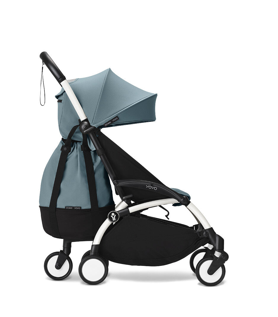 YOYO³ stroller from 6 months, Aqua with White Frame, mainview galery image 12
