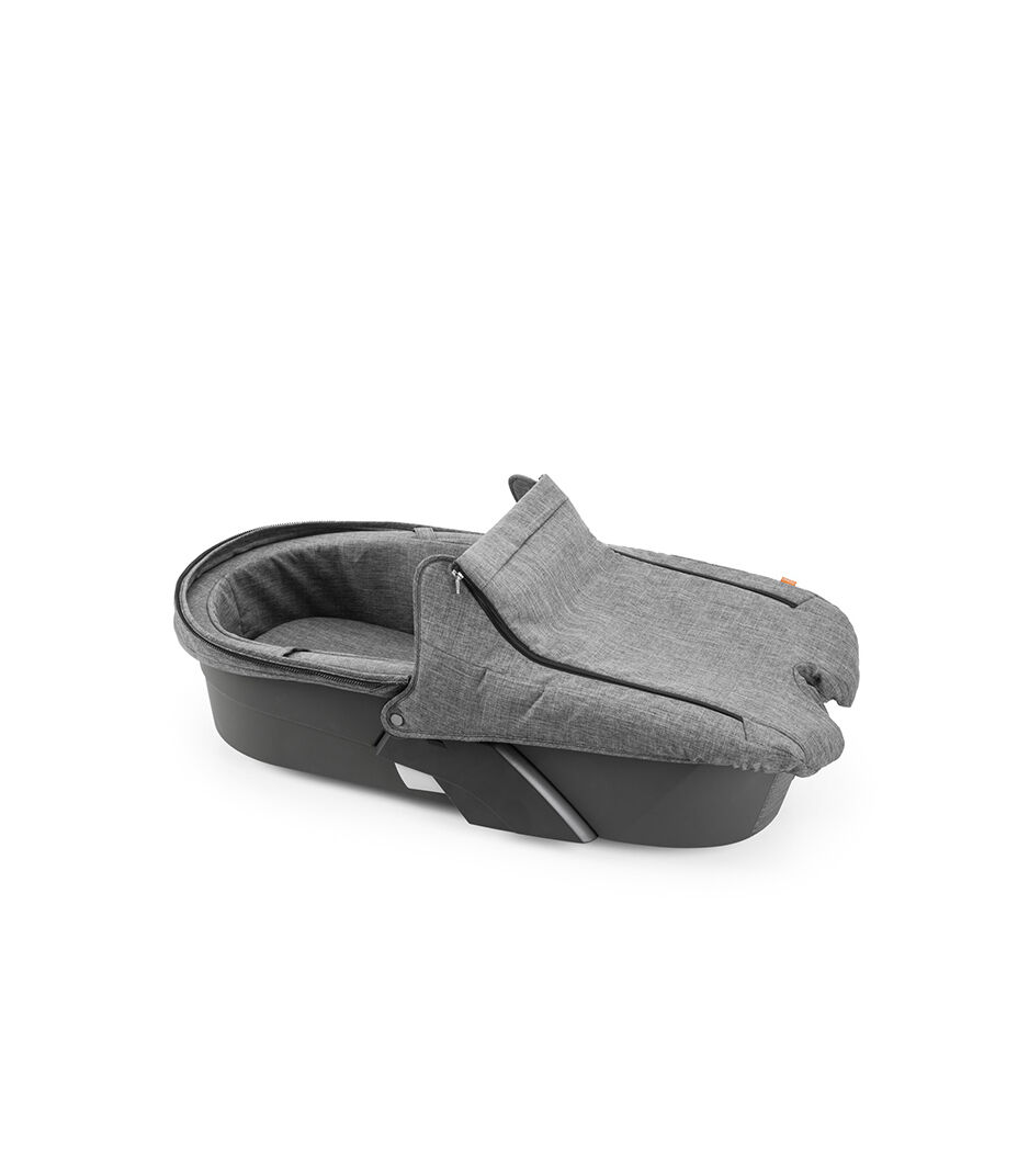 stokke xplory carrycot black melange