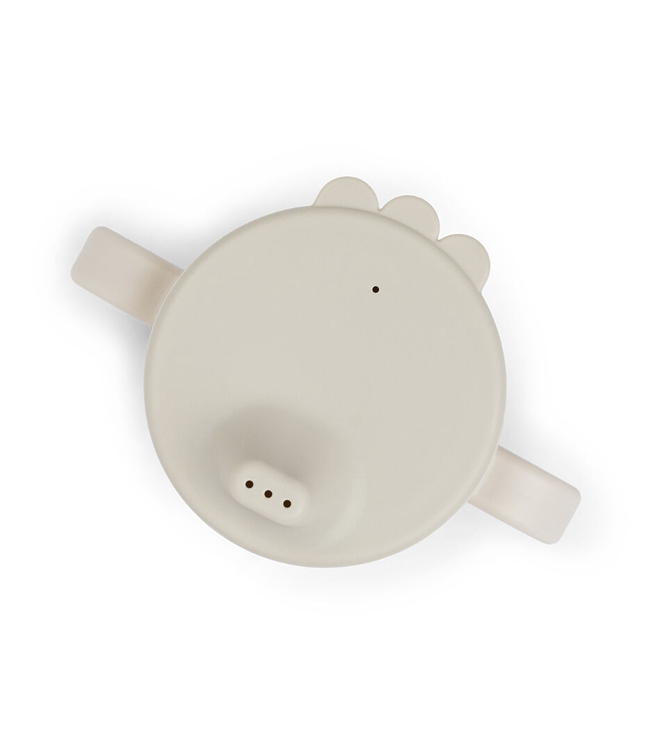 Foodie spout cup - Tiny farm - Sand. Top view. galery image 6