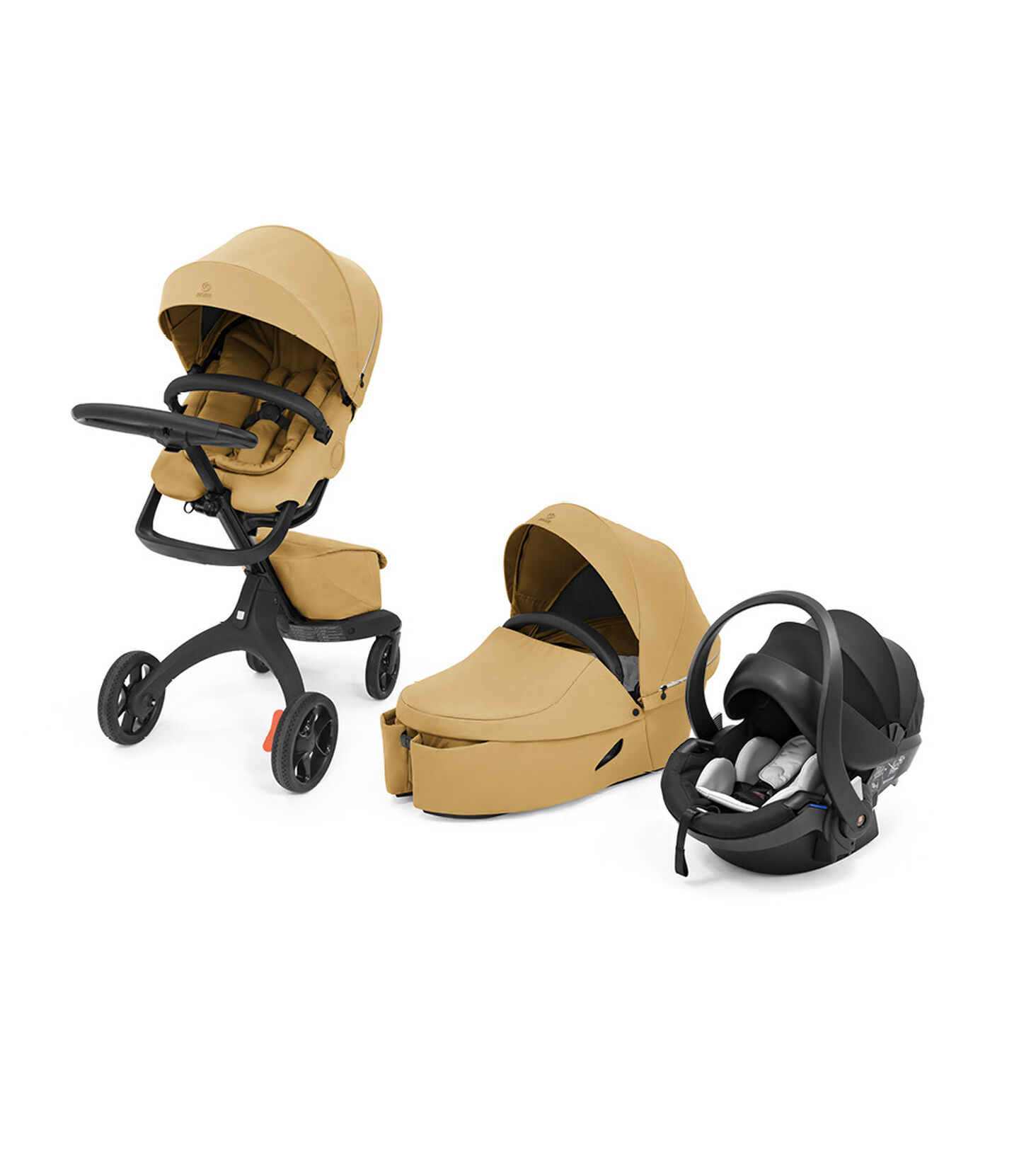 Stokke® Xplory® X Travel System Golden Yellow. Global. view 10