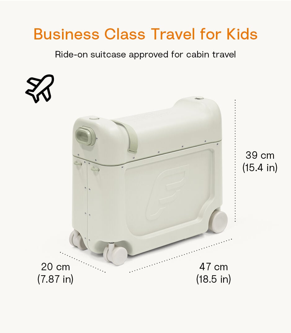 Stokke® JetKids™ BedBox™ - Lettino e valigia cavalcabile, Sea Green, mainview immagine della galleria 5