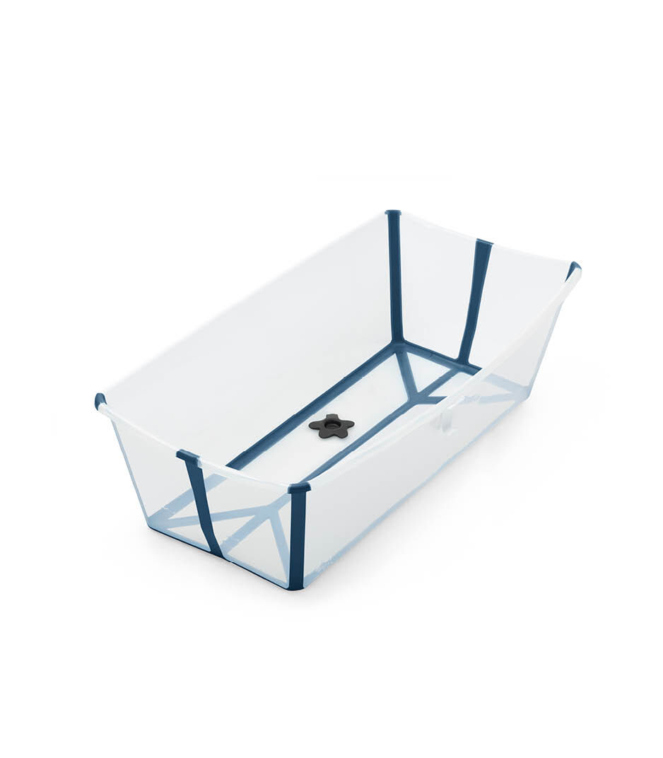 Stokke® Flexi Bath® XL bath tub, Transparent Blue.