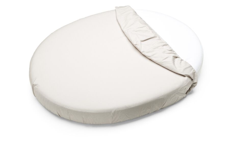Stokke Sleepi Mini Fitted Sheet, Beige