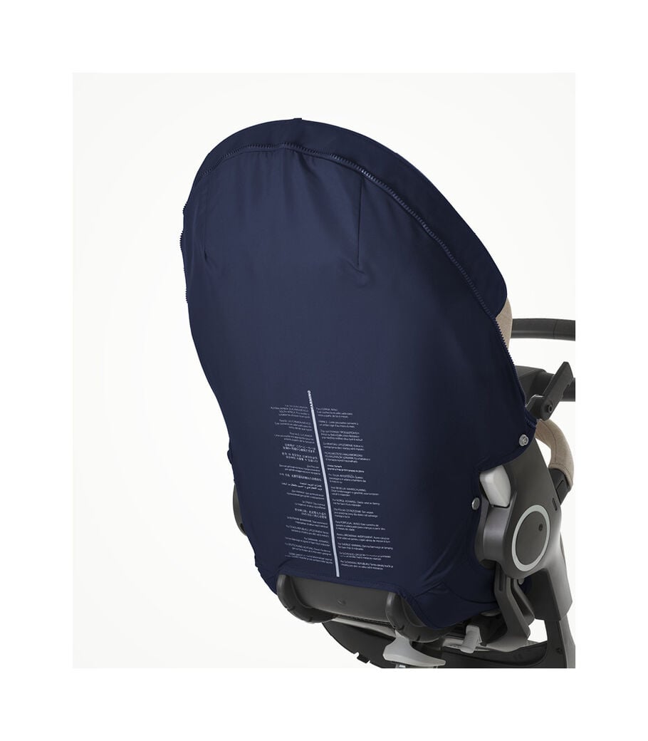 Stokke® Stroller Seat spare part. 179316 Stokke® Stroller Seat Rear Textile Cover Deep Blue. view 61