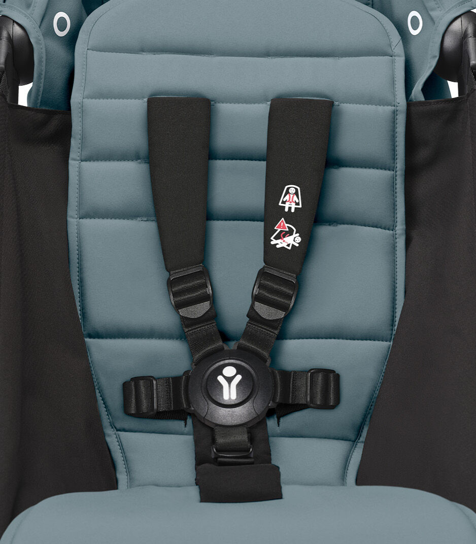 Stokke® YOYO³ stroller from 6 months, Aqua with Black Frame, mainview 圖庫圖像 8