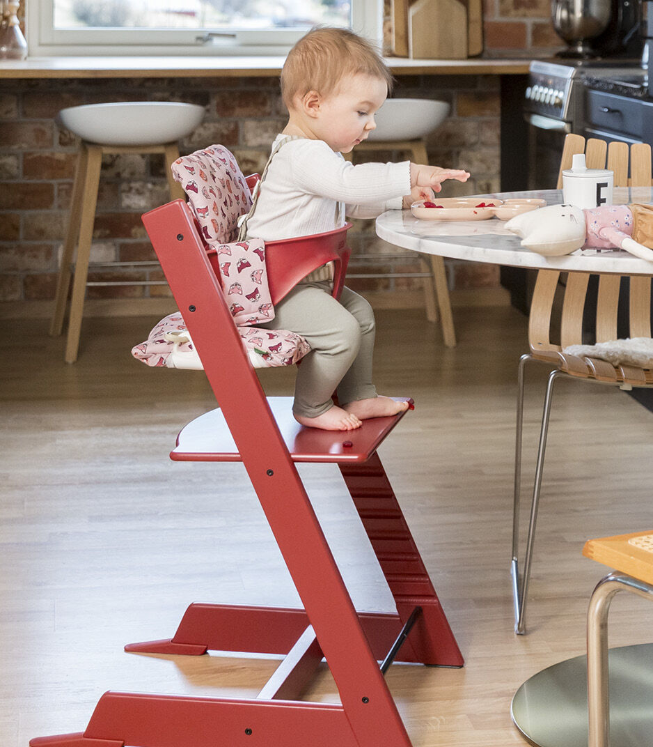 Baby seat stokke outlet