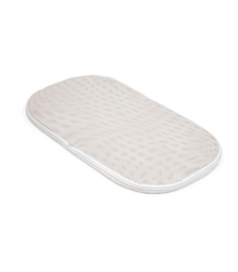 Stokke® Snoozi™ Fitted Sheet Vanilla Cream. Bottom view. US version. galery image 4