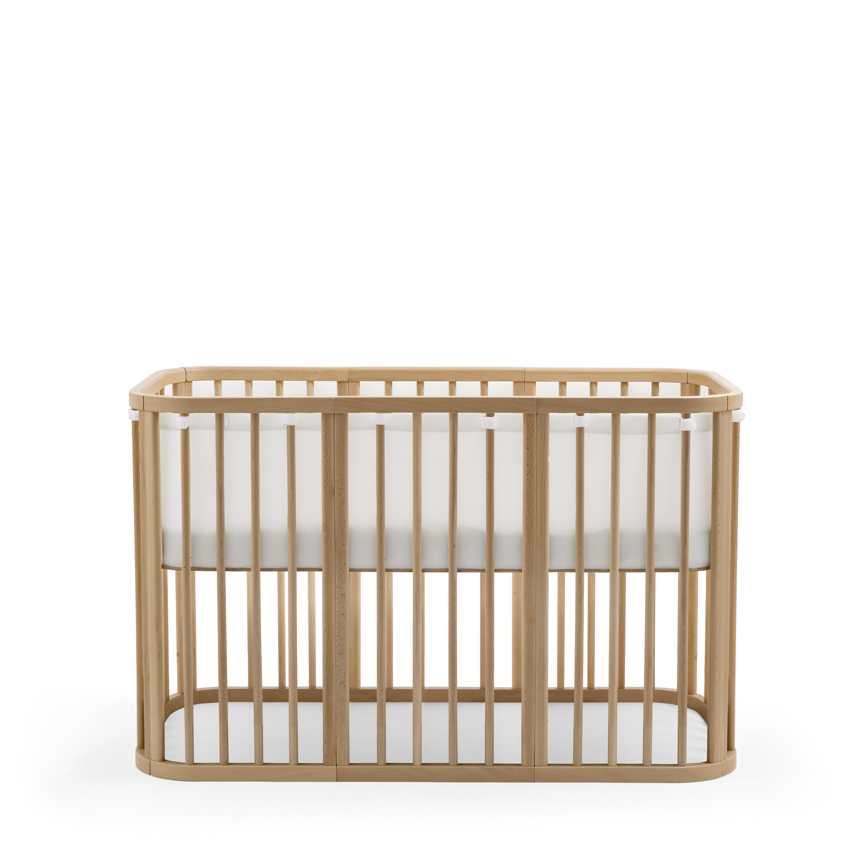 Stokke® Nighti™-meshskydd för spjälsäng, White, mainview galleribild 1