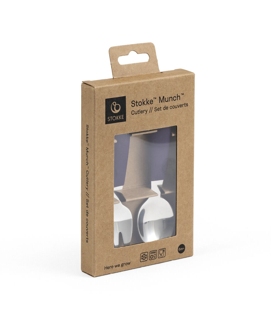Stokke® Munch™ Cutlery, 白色, mainview