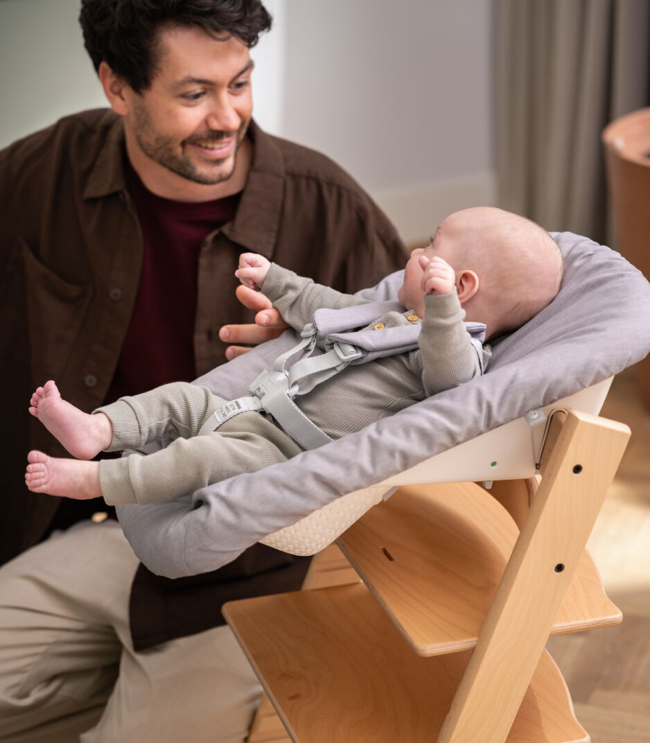 Tripp Trapp® High Chair² with cushion, tray & newborn set, , mainview galery image 6