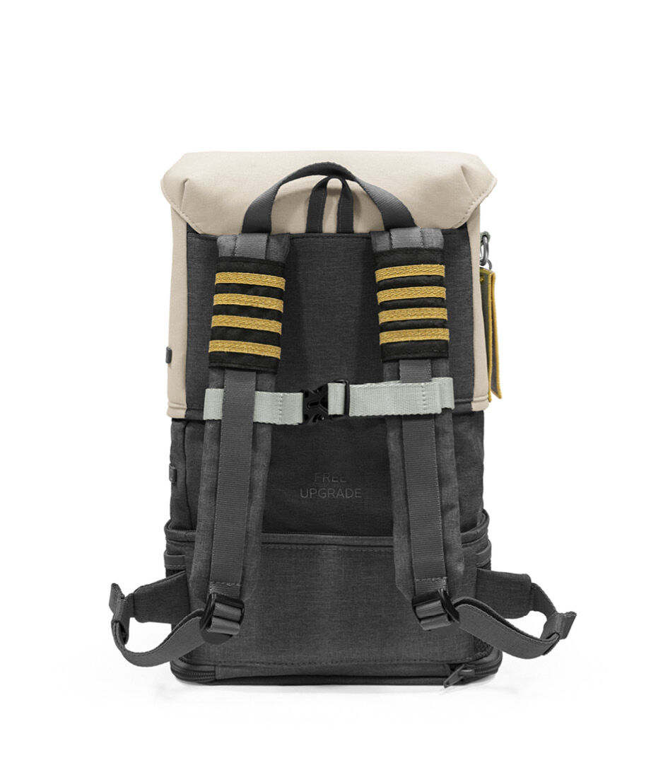 Stokke® JetKids™ BackPack, Moonglow White. Backside, extended. galery image 6