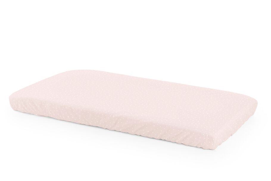 Stokke&reg; Home&trade; Fitted Sheet. Pink Bee.
