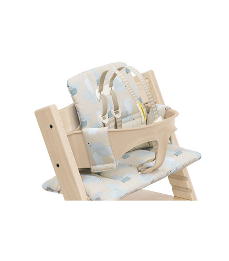 Tripp Trapp® Classic Cushion Birds Blue OCS, Birds Blue, mainview view 5