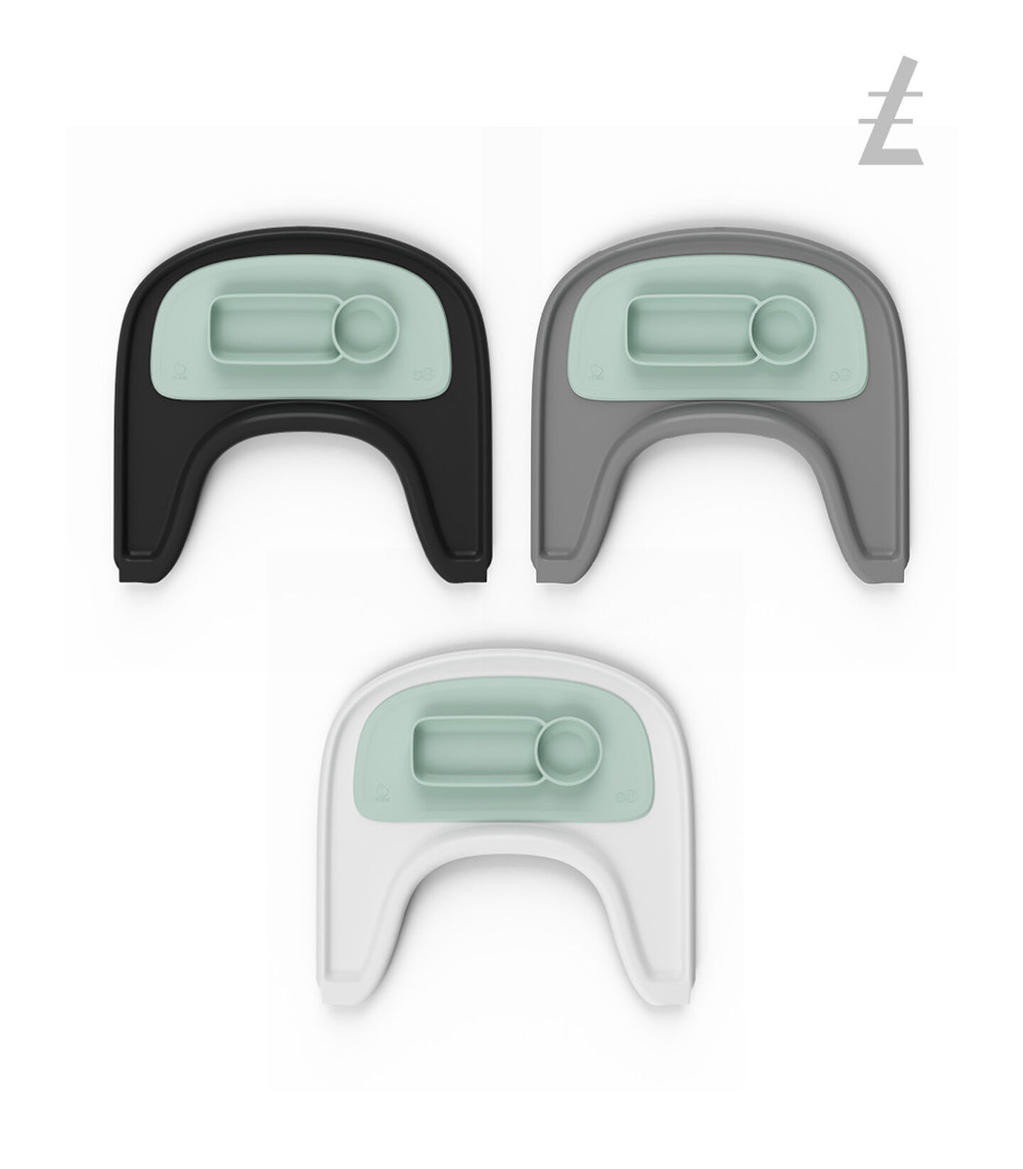 ezpz™ by Stokke™ placemat for Stokke® Tray Soft Mint, 薄荷绿, mainview view 4