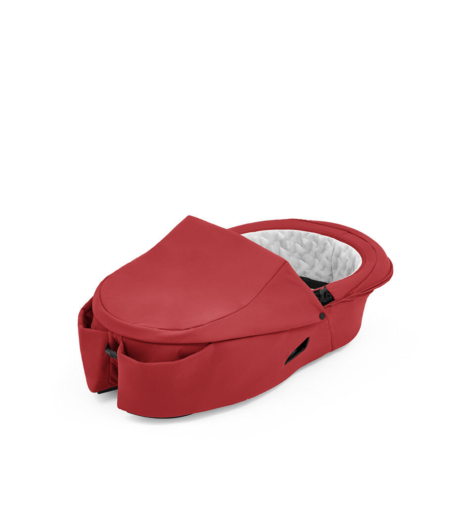 Stokke® Xplory® X Ruby Red Carry Cot, no canopy.