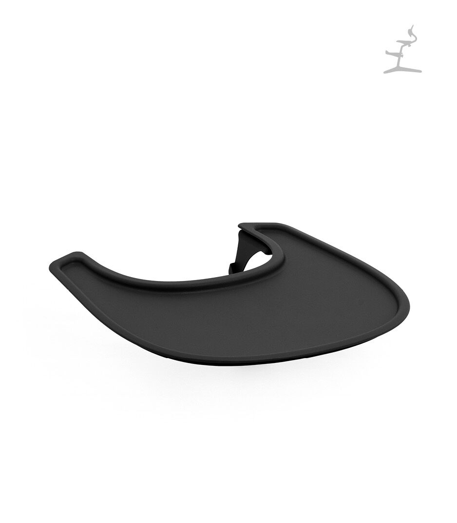 Stokke® Nomi® 成長椅 桌盤 白色 黑色, 黑色, mainview