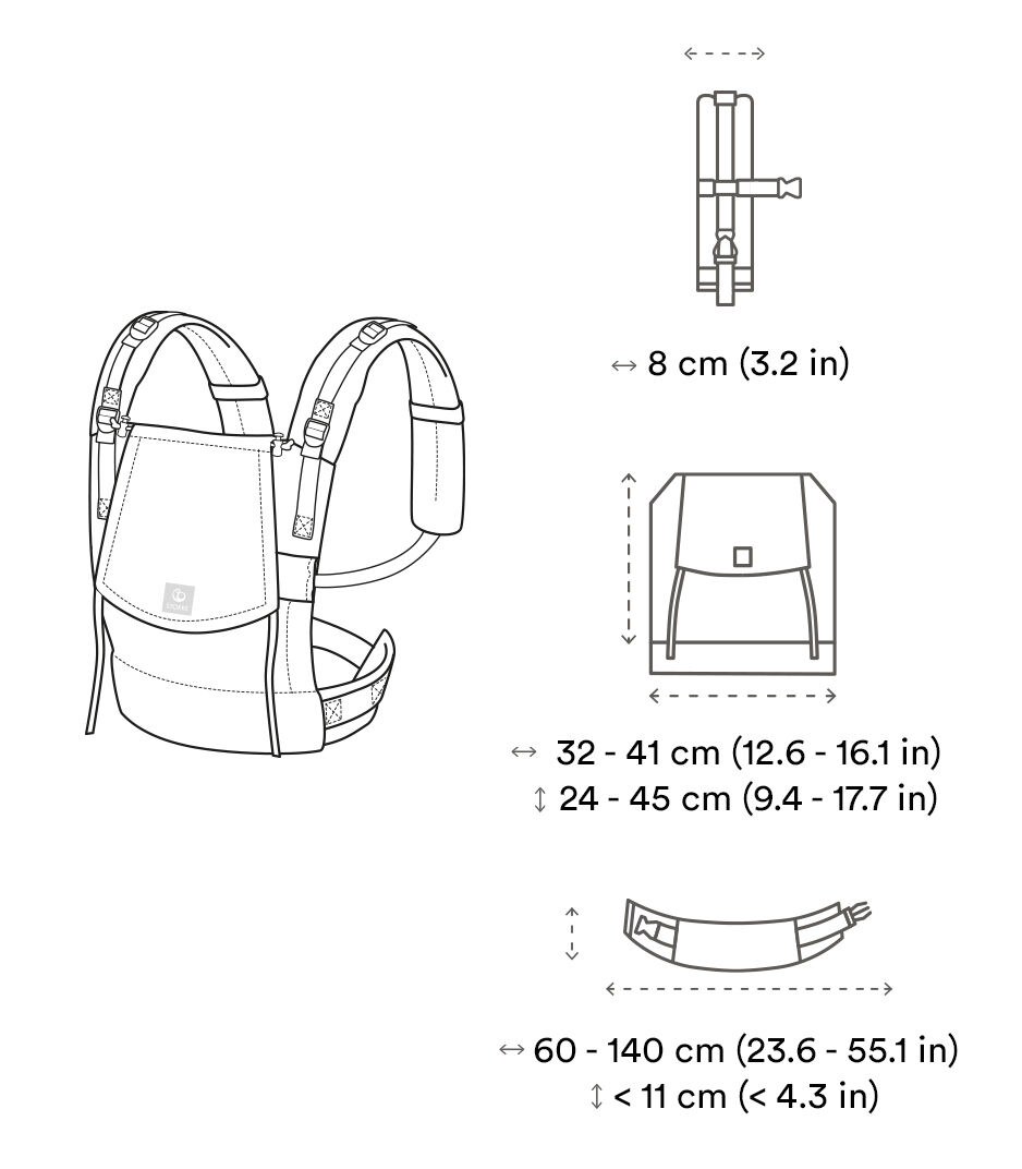 Portabebés Stokke® Limas™ Flex Beige Valeriana OCS view 1