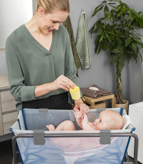Stokke® Flexi Bath® Heat White Aqua, White Aqua, mainview view 3