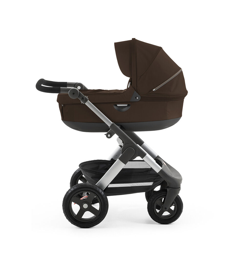 Chassis with Stokke® Stroller Carry Cot. Brown. view 8
