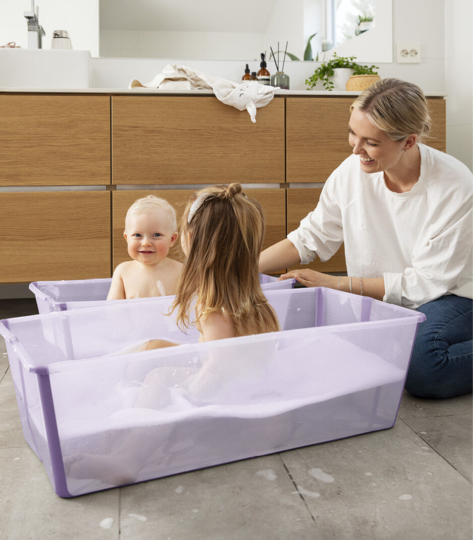 Wanienka Stokke® Flexi Bath® X-Large , Lawendowy, mainview galeria obrazów 4