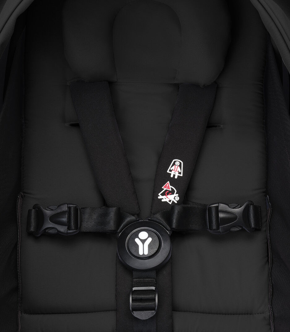 Stokke® YOYO® 0+初生睡籃, 黑色, mainview 圖庫圖像 4