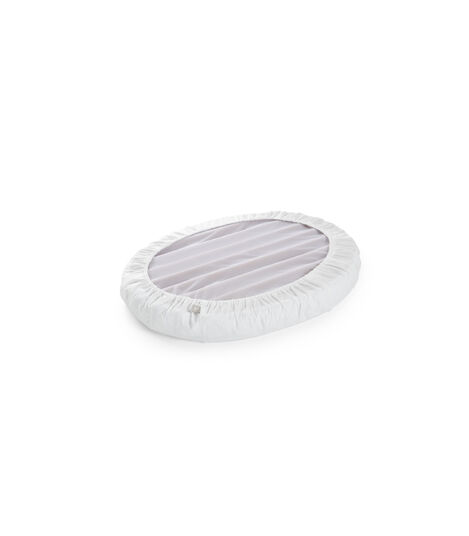 Stokke® Sleepi™ Beyaz Mini Fitted Çarşaf, Beyaz, mainview view 2
