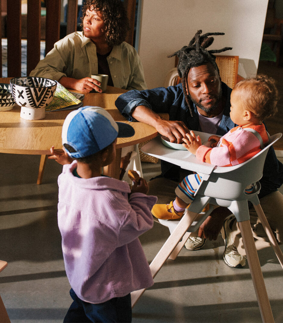 Stokke® Clikk™ Hochstuhl Cloud Grey, Cloud Grey, mainview