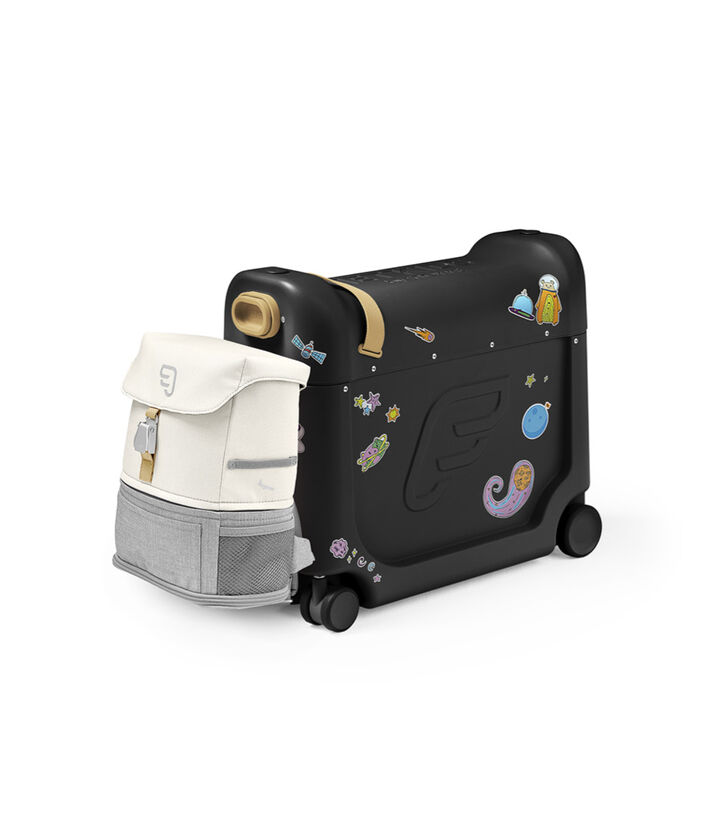 Resepaket med BedBox™ + Crew BackPack™, Black / White, mainview view 1