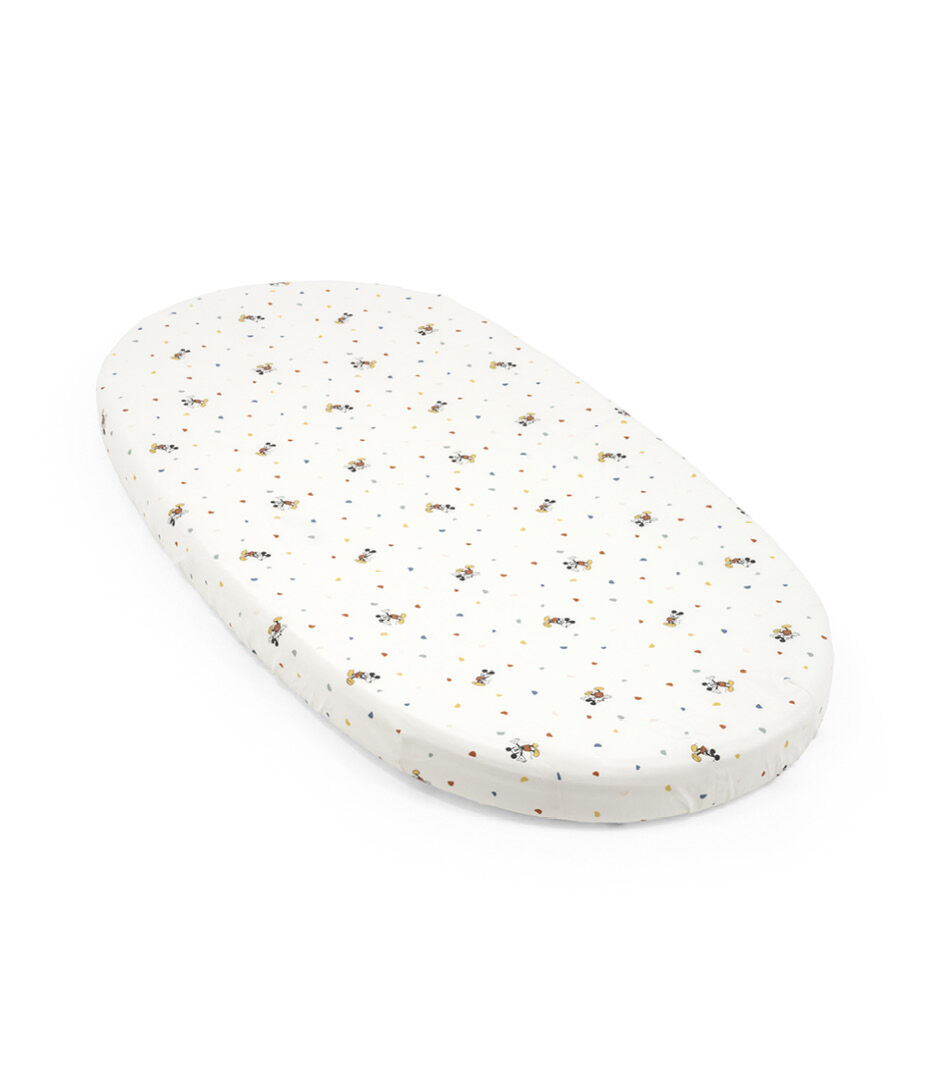 Stokke® Sleepi® Bed Mattress. Fitted Sheet, Disney Mickey Celebration. Limited Edition. galery image 8