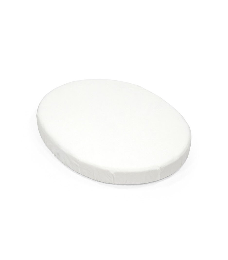 Prześcieradło z gumą do łóżeczka Stokke® Sleepi™ Mini White, Biały, mainview