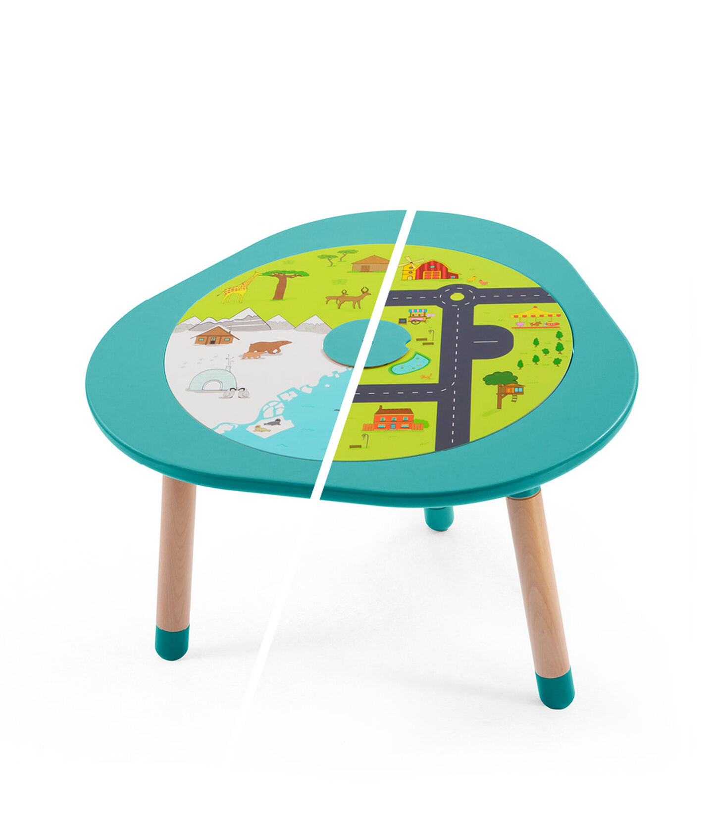 Stokke™ MuTable™ Table, Natural/City. view 5