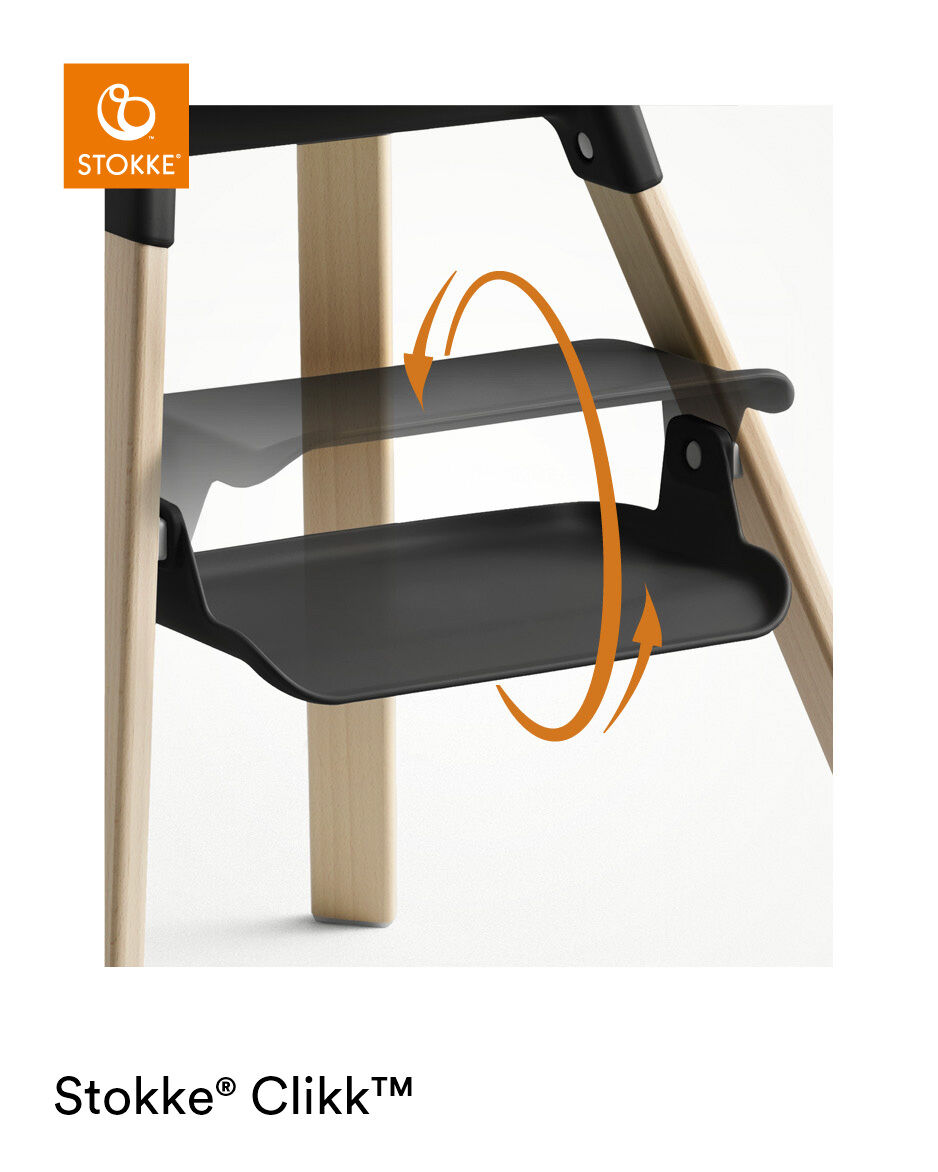 Stokke® Clikk™ High Chair Black Natural