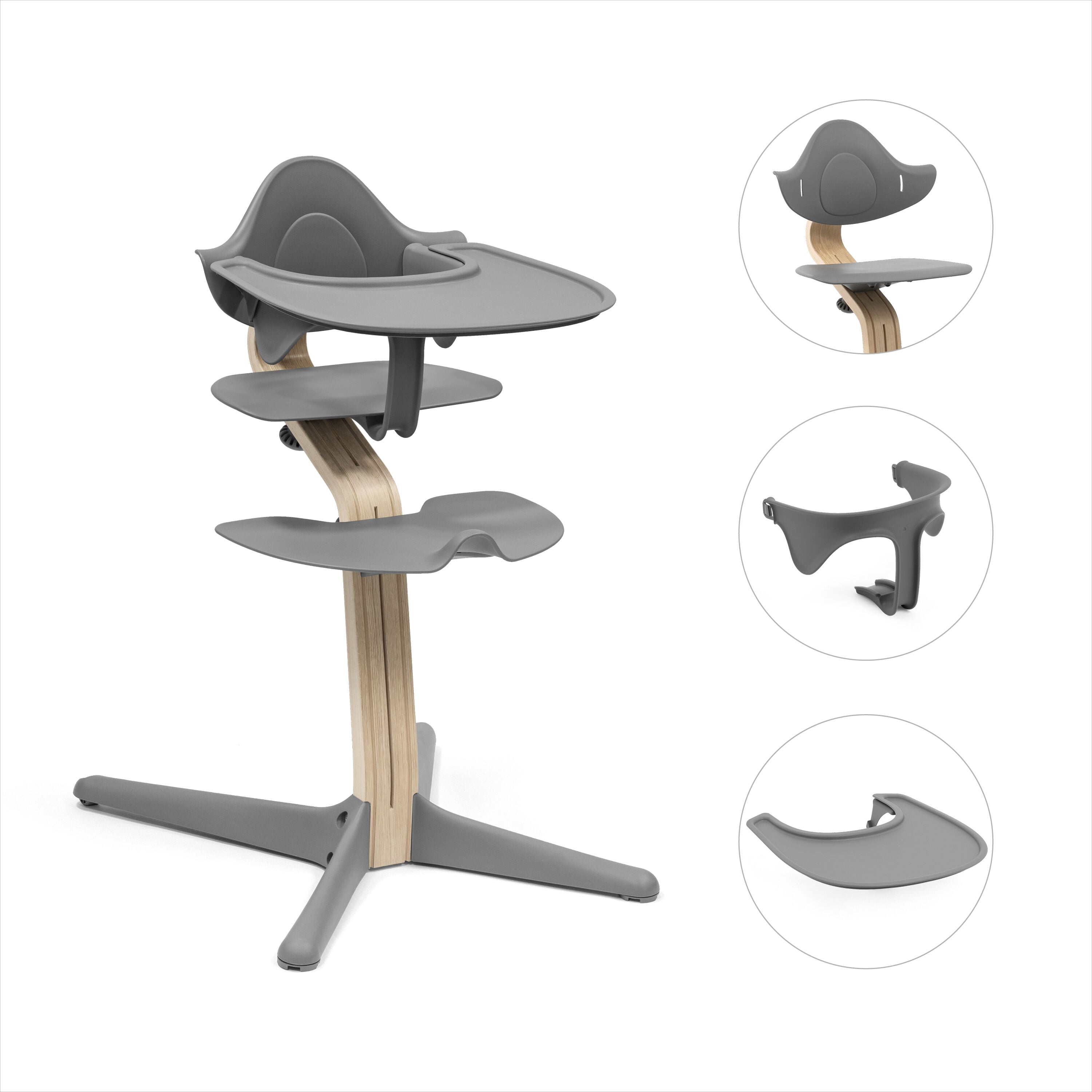 Desde los 6 meses: Silla Nomi® + Baby Set + Bandeja, , mainview