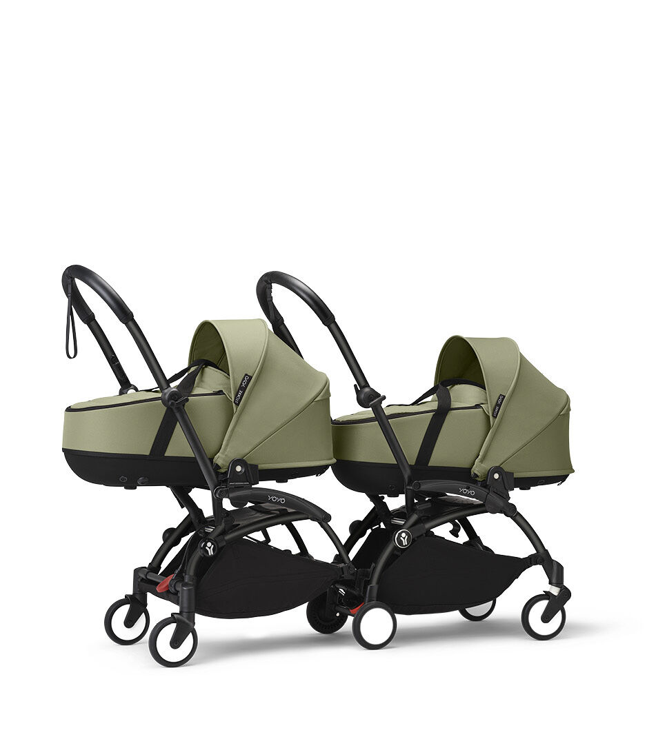 Bassinet stroller for twins hot sale