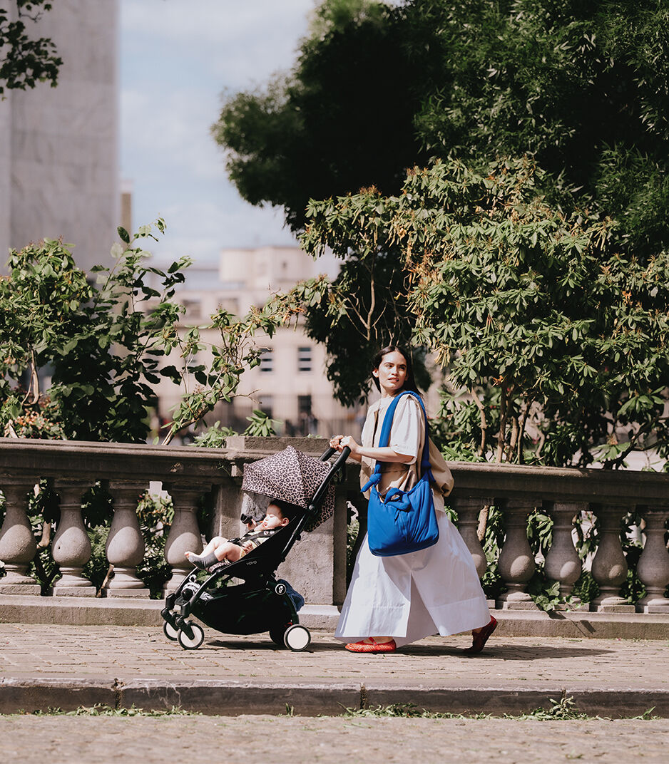 Stokke® YOYO³ stroller from 6 months, Leopard with Black Frame, mainview galery image 3