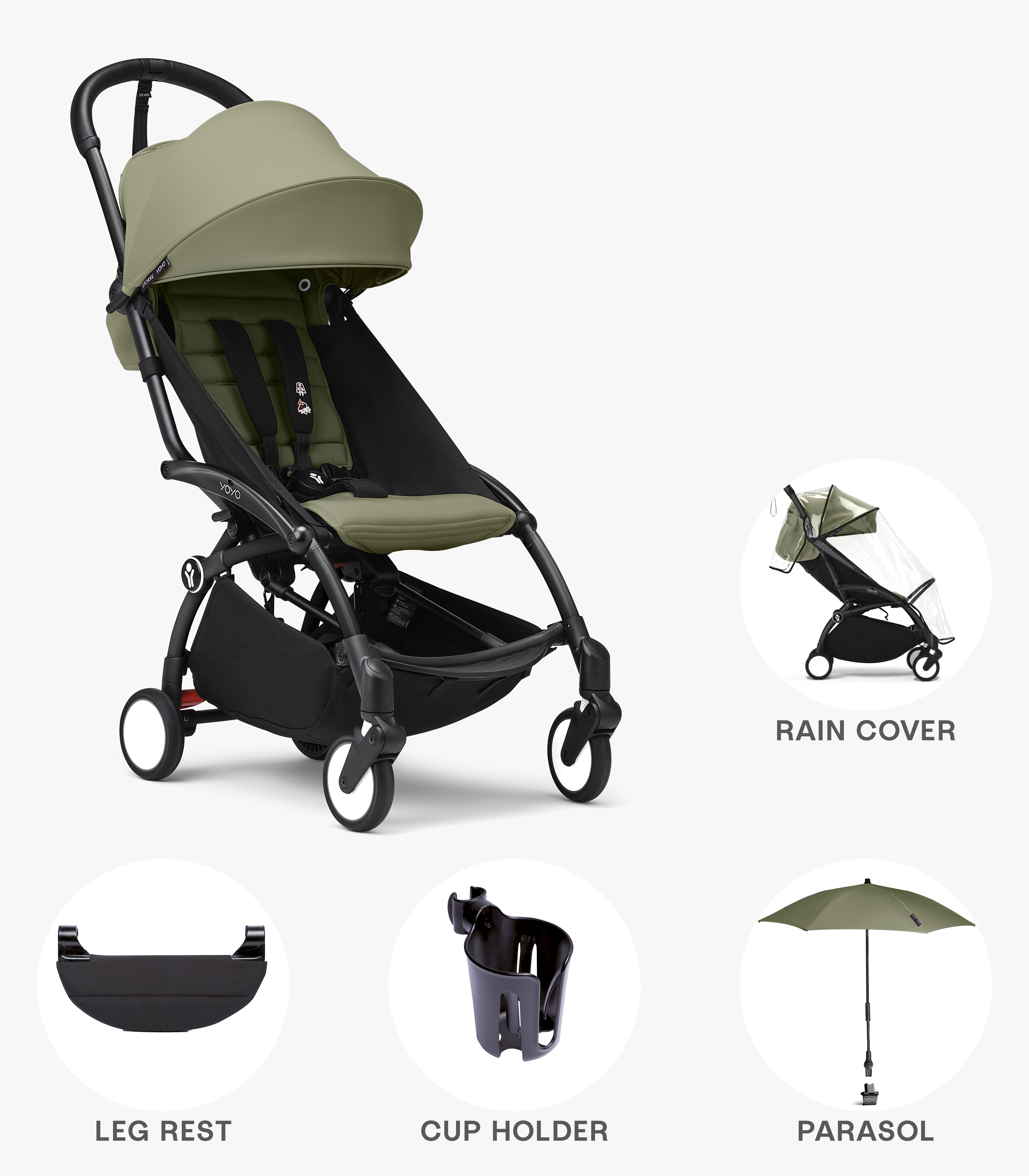 YOYO® Essentials stroller bundle, , mainview