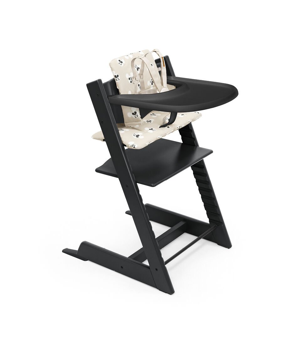 Tripp Tripp Trapp® Bundle. Chair Black, Baby Set2 with Tray and Classic Cushion Disney Signature. US bundle. galery image 1