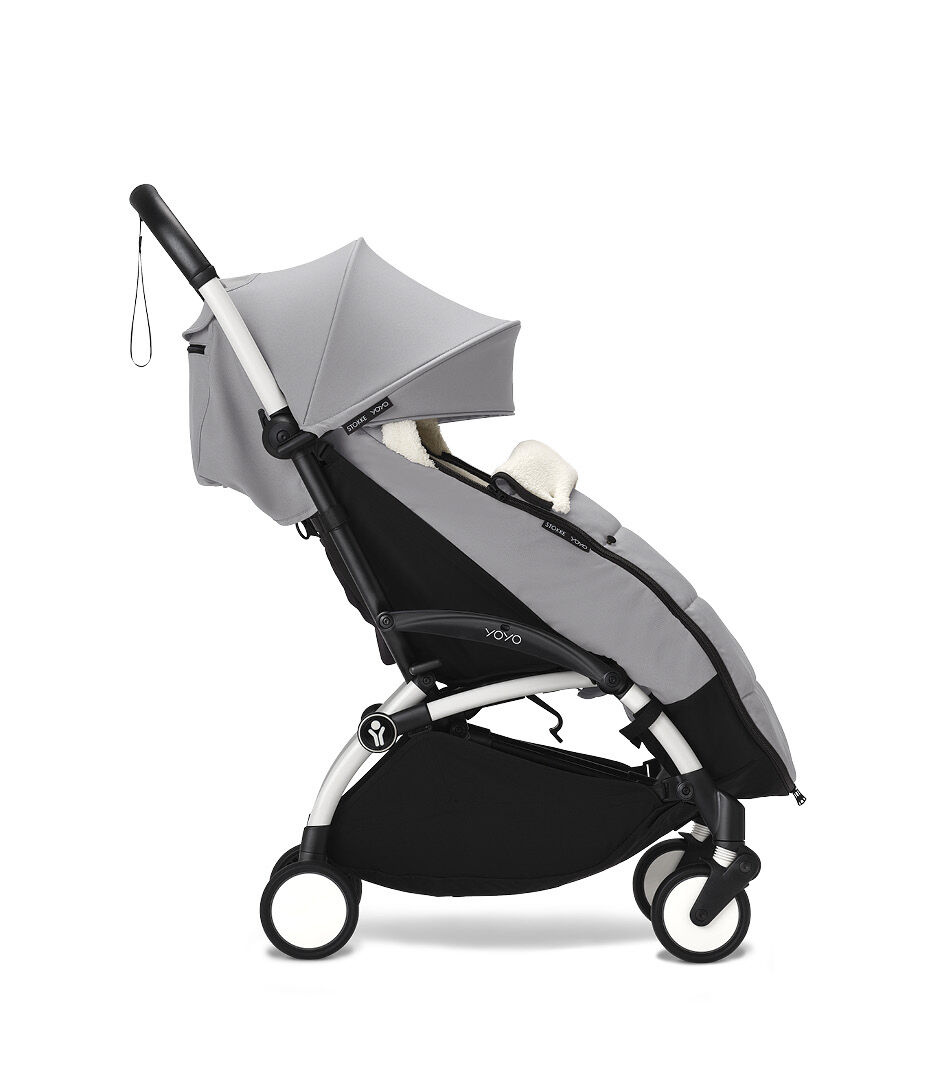 Stokke® YOYO³ stroller from 6 months, Stone with White Frame, mainview galery image 15