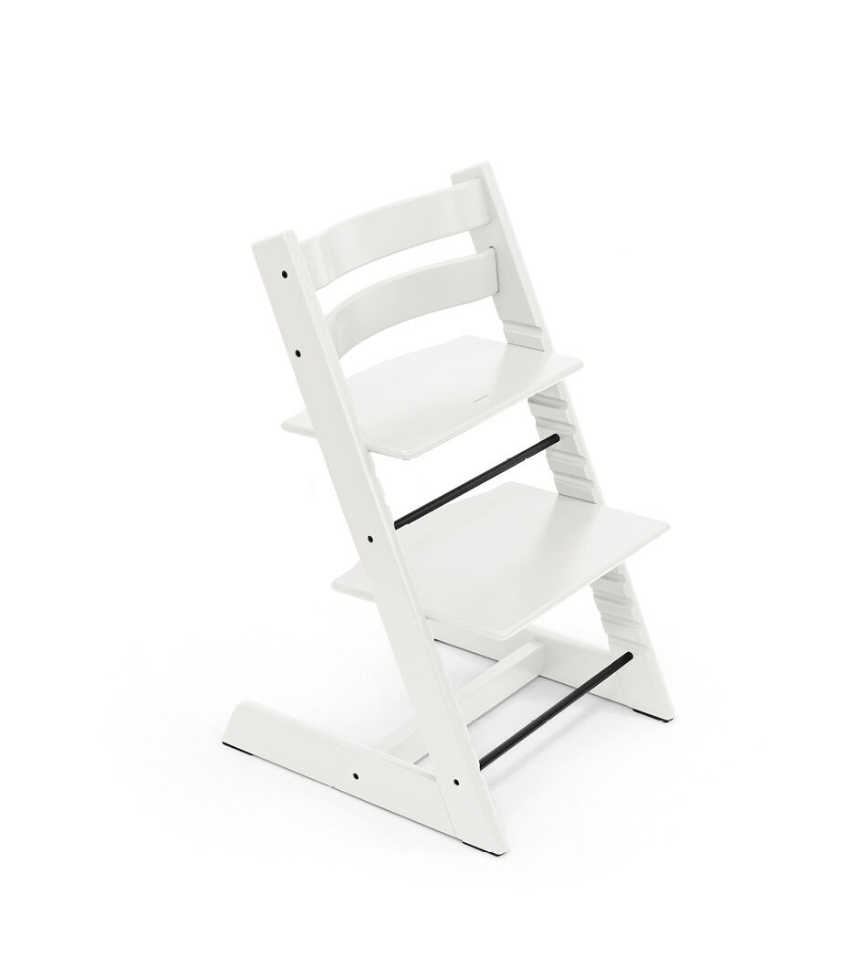 Tripp Trapp® chair White, Beech Wood.