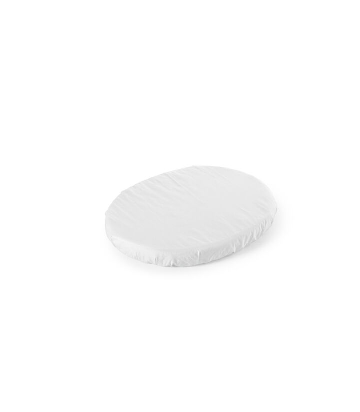 Stokke® Sleepi™ Mini Fitted Sheet White, White, mainview view 1