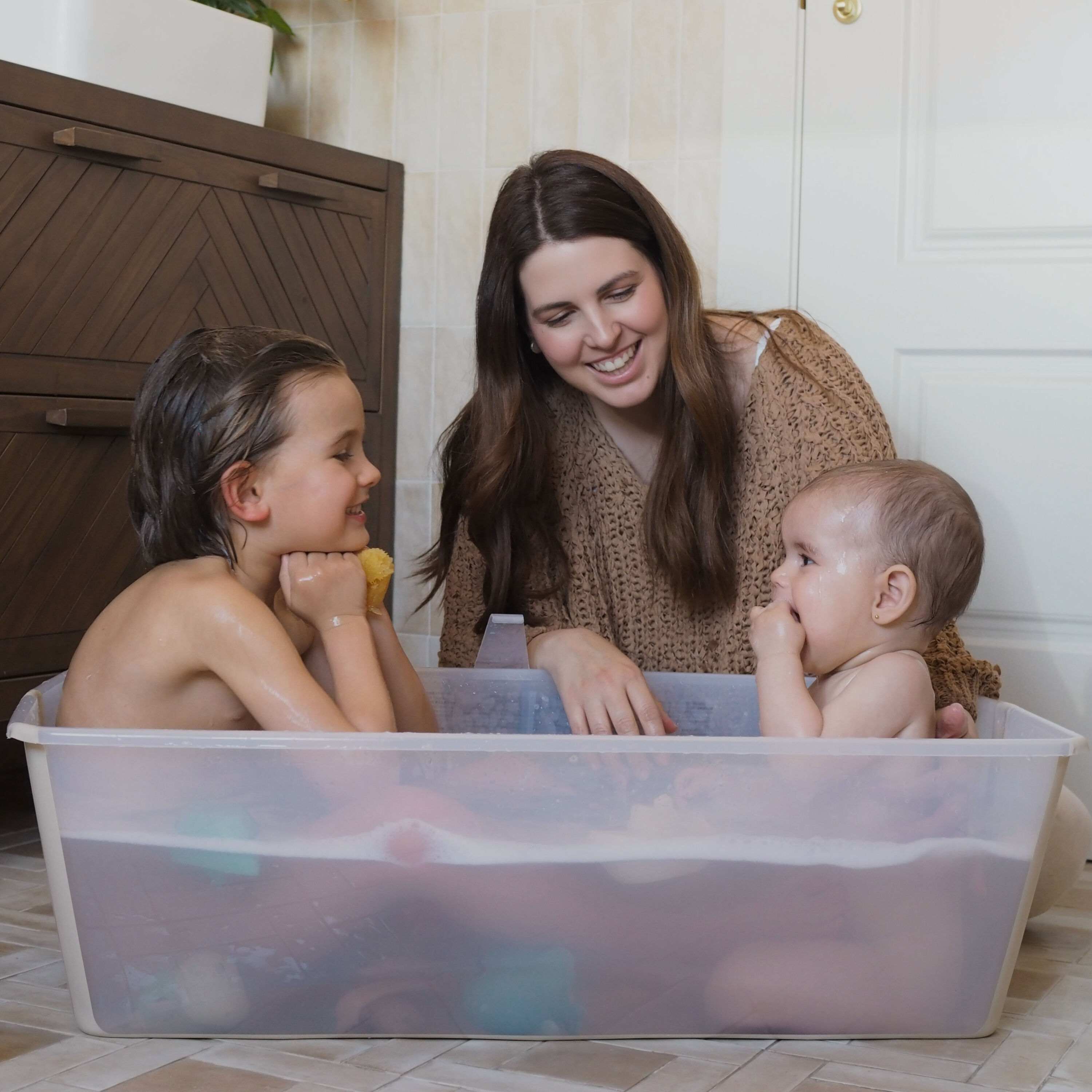 Stokke® Flexi Bath® Extragrande Beige Arena, Beige Arena, mainview