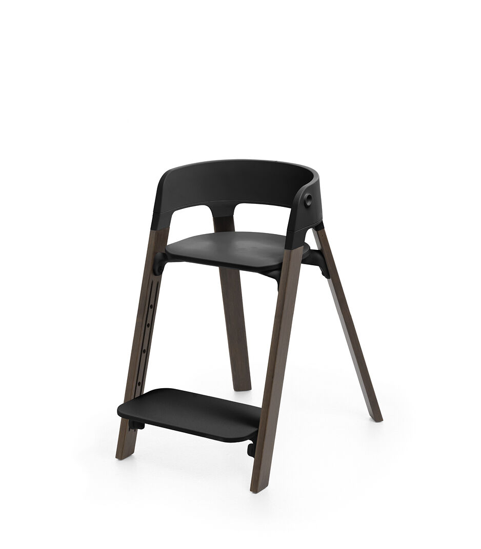 Stokke® Steps™ 高椅, Black / Warm Brown, mainview 圖庫圖像 18