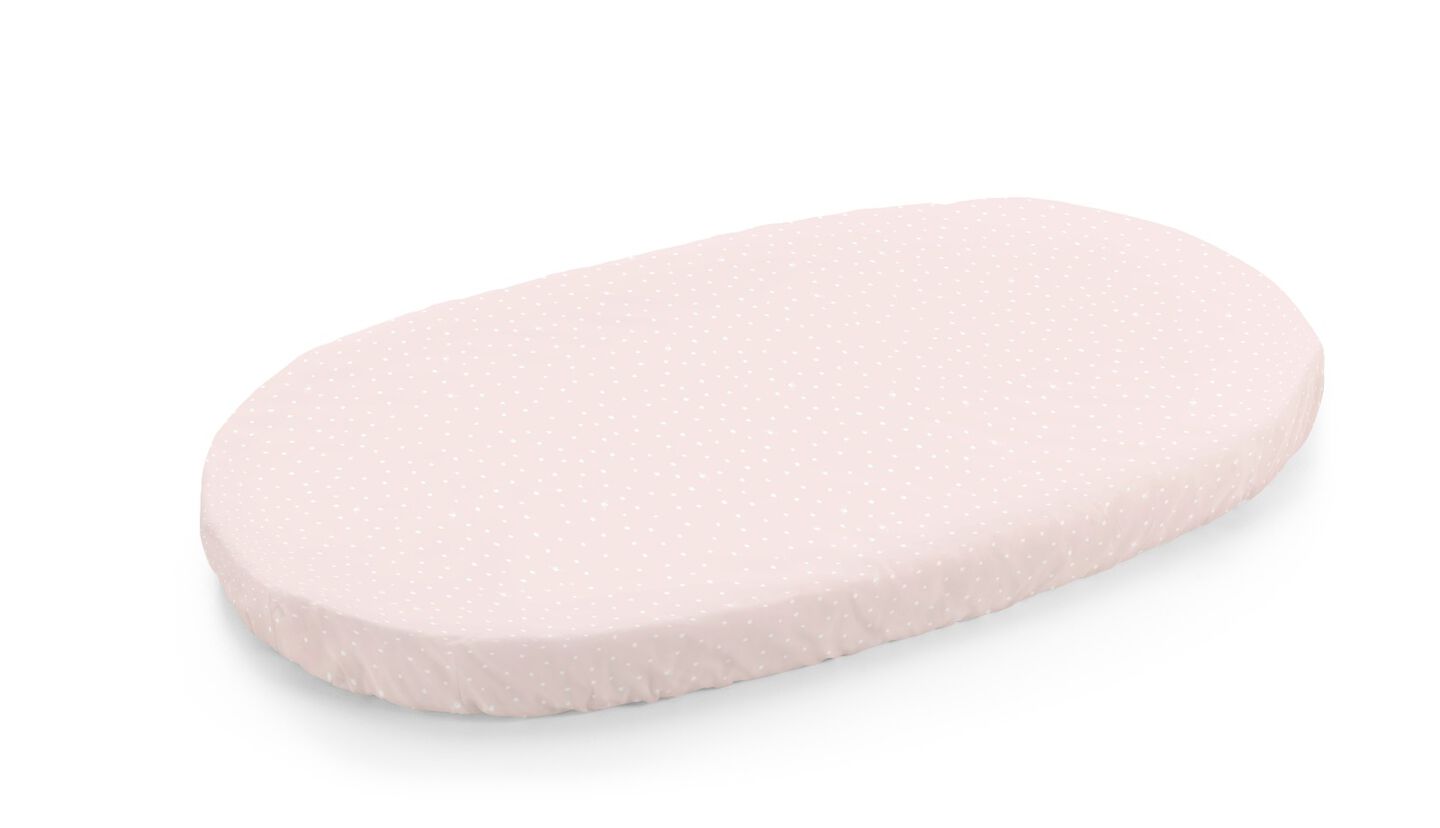 Stokke&reg; Sleepi&trade; Bed Fitted Sheet. Pink Bee.