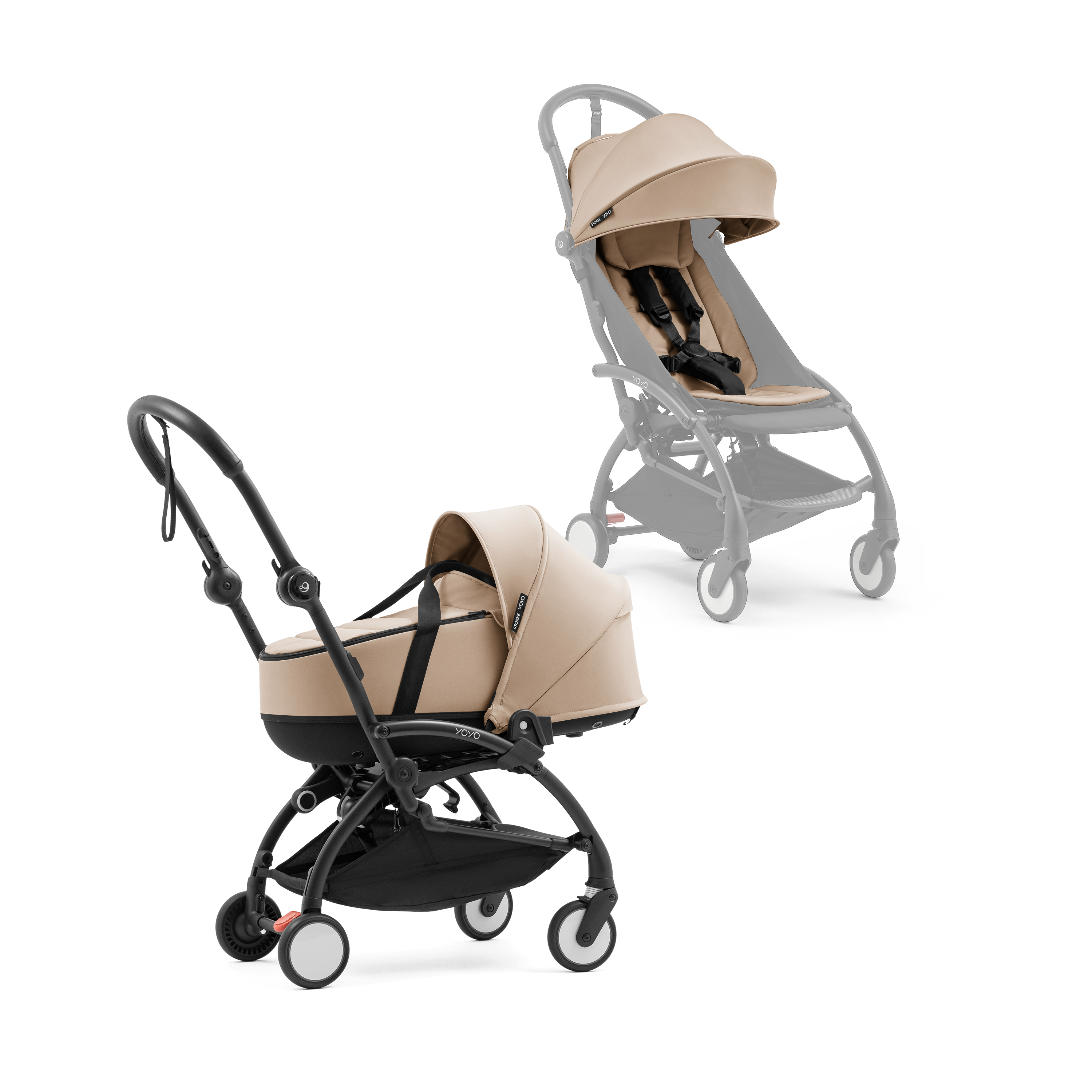 BABY ZEN YOYO バシネット ベージュ　STOKKE Stokke® YOYO® Bassinet Stroller | Newborn Bassinet Stroller