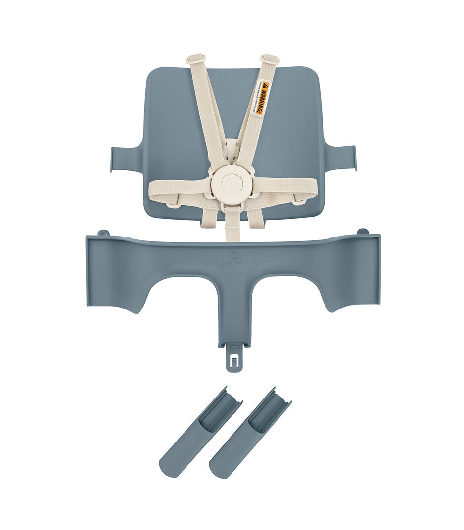 Tripp Trapp® Baby Set, Fjord Blue. What is included. US variant with Stokke® Harness. galery image 4