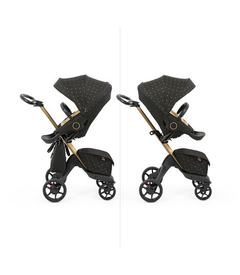 Stokke® Xplory® X Signature, Seat on chassis, Parent facing + forward facing, Silhouette view. view 5
